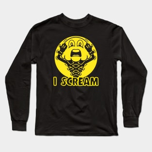 I Scream (Mono) Long Sleeve T-Shirt